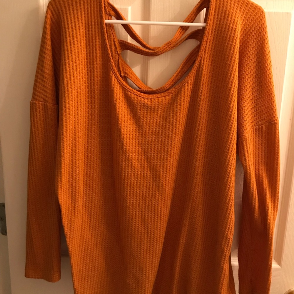 Orange sweater!